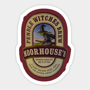 Pendle Witch Beer Sticker